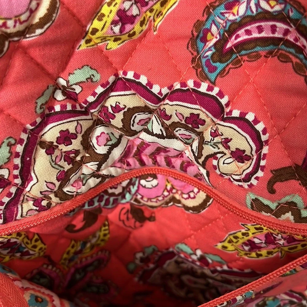 Vera Bradley Retired Color - Call Me Coral Large Tote - Picture 7 of 12